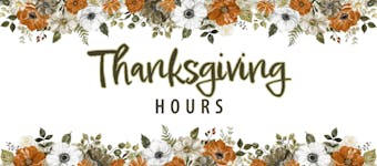 Closed for Thanksgiving