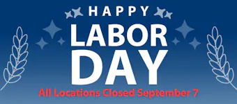 Closed for Labor Day image