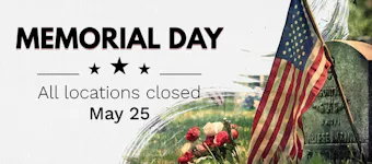 Closed for Memorial Day image